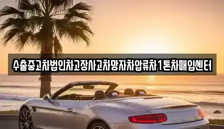 강원특별자치도 양구군 국토정중앙면 중고차매입 전문 수출중고차법인차고장사고차망자차압류차1톤차매입센터