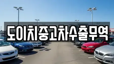 강원특별자치도 춘천시 약사동 중고차매매 전문 도이치중고차수출무역