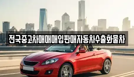 강원특별자치도 춘천시 약사동 중고차매입 전문 전국중고차매매매입판매자동차수출화물차