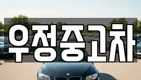 경기 고양시 일산동구 산황동 중고차 전문 우정중고차
