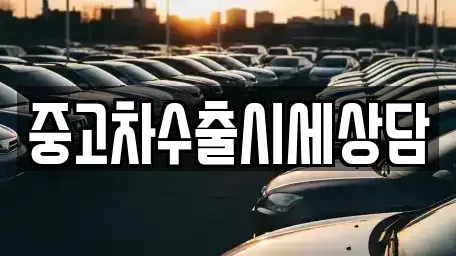 경기 고양시 일산동구 산황동 중고차매매 전문 중고차수출시세상담