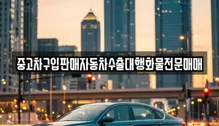 경기 과천시 과천동 중고차매매 전문 중고차구입판매자동차수출대행화물전문매매