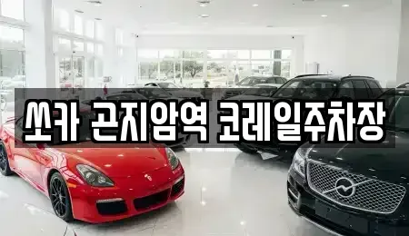 경기 광주시 도척면 렌트카 전문 쏘카 곤지암역 코레일주차장