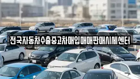 경기 광주시 도척면 중고차매입 전문 전국자동차수출중고차매입매매판매시세센터