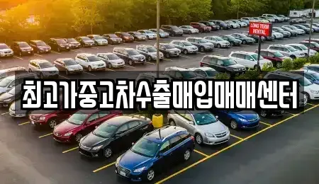 경기 광주시 도척면 중고차매입 전문 최고가중고차수출매입매매센터