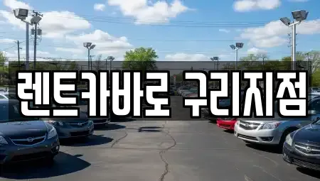 경기 구리시 토평동 장기렌트카 전문 렌트카바로 구리지점