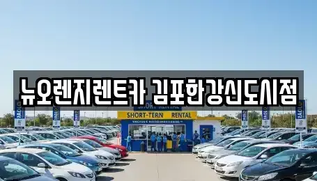 경기 김포시 통진읍 렌트카 전문 뉴오렌지렌트카 김포한강신도시점