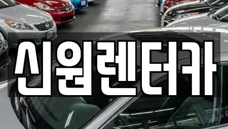 경기 김포시 통진읍 렌트카 전문 신원렌터카