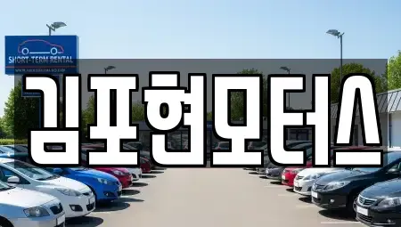 경기 김포시 통진읍 중고차 전문 김포현모터스