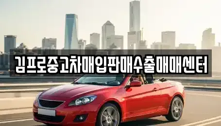 경기 동두천시 중고차매입 전문 김프로중고차매입판매수출매매센터