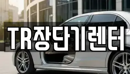 경기 성남시 중원구 성남동 단기렌트카 전문 TR장단기렌터