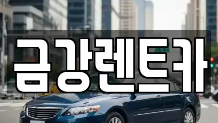 경기 수원시 팔달구 지동 렌트카 전문 금강렌트카