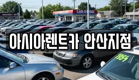 경기 안산시 단원구 초지동 렌트카 전문 아시아렌트카 안산지점