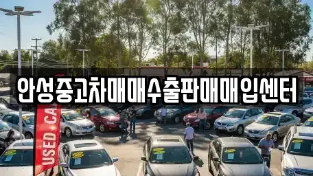 경기 안성시 중고차매매 전문 안성중고차매매수출판매매입센터