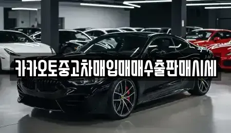 경기 이천시 중리동 중고차매입 전문 카카오토중고차매입매매수출판매시세