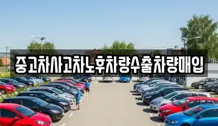 경기 포천시 소흘읍 중고차매입 전문 중고차사고차노후차량수출차량매입