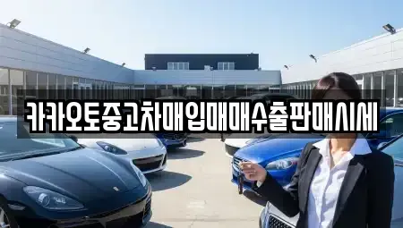 경기 포천시 소흘읍 중고차매입 전문 카카오토중고차매입매매수출판매시세