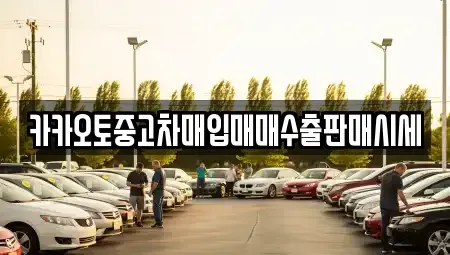 경기 화성시 방교동 중고차매입 전문 카카오토중고차매입매매수출판매시세