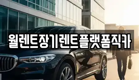 경기도 구리시 인창동 장기렌트카 전문 월렌트장기렌트플랫폼직카