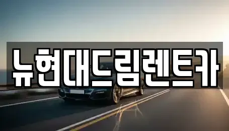 경기도 군포시 부곡동 렌트카 전문 뉴현대드림렌트카