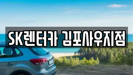 경기도 김포시 고촌읍 장기렌트카 전문 SK렌터카 김포사우지점