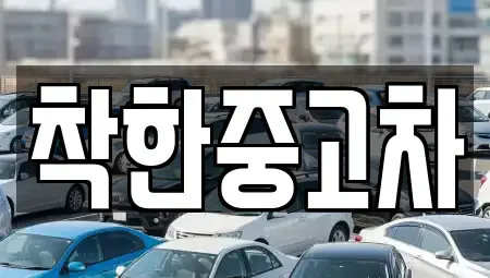 경기도 김포시 풍무동 중고차매매 전문 착한중고차
