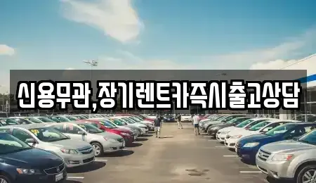 경기도 남양주시 장기렌트카 전문 신용무관,장기렌트카즉시출고상담