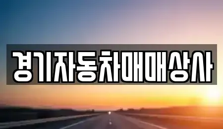 경기도 수원시 영통구 망포동 중고차 전문 경기자동차매매상사