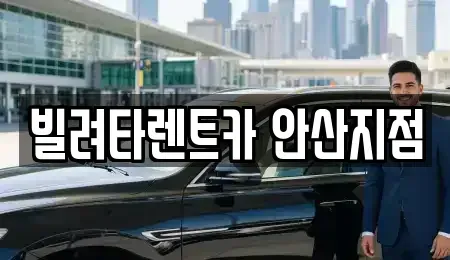 경기도 안산시 단원구 렌트카 전문 빌려타렌트카 안산지점