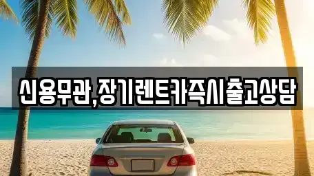 경기도 안산시 단원구 장기렌트카 전문 신용무관,장기렌트카즉시출고상담