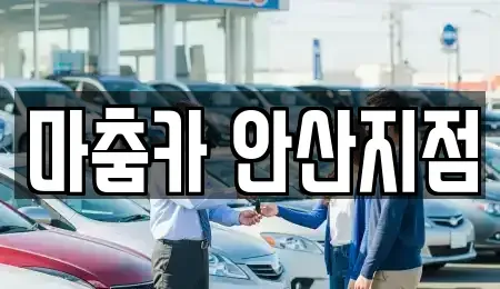 경기도 안산시 단원구 초지동 렌트카 전문 마춤카 안산지점