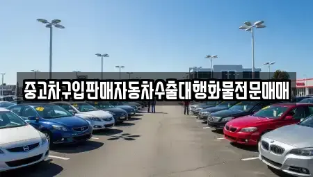 경기도 안산시 단원구 화정동 중고차 전문 중고차구입판매자동차수출대행화물전문매매