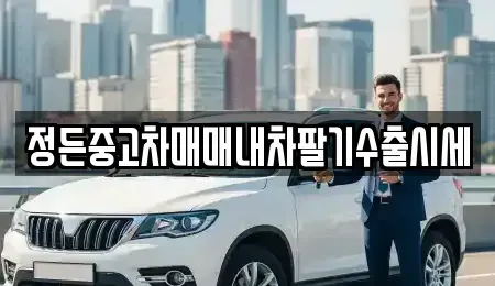 경기도 안성시 고삼면 중고차 전문 정든중고차매매내차팔기수출시세