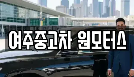 경기도 여주시 천송동 중고차 전문 여주중고차 원모터스