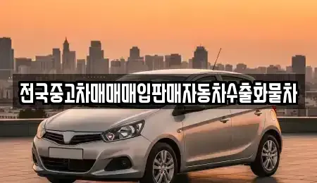 경기도 용인시 수지구 성복동 중고차 전문 전국중고차매매매입판매자동차수출화물차
