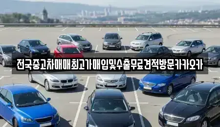 경기도 이천시 부발읍 중고차매입 전문 전국중고차매매최고가매입및수출무료견적방문카카오카