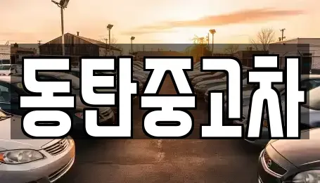 경기도 화성시 신동 중고차 전문 동탄중고차