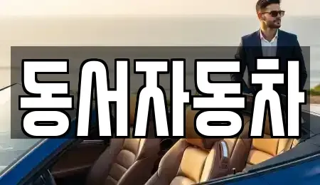 경남 진주시 계동 중고차 전문 동서자동차
