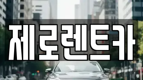 경남 창원시 마산합포구 진동면 렌트카 전문 제로렌트카