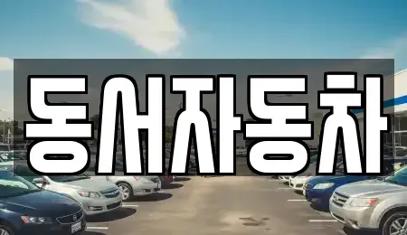 경남 통영시 항남동 중고차매매 전문 동서자동차