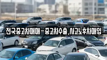 경남 통영시 항남동 중고차매입 전문 전국중고차매매-중고차수출,사고노후차매입