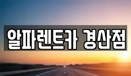 경북 경산시 옥곡동 렌트카 전문 알파렌트카 경산점