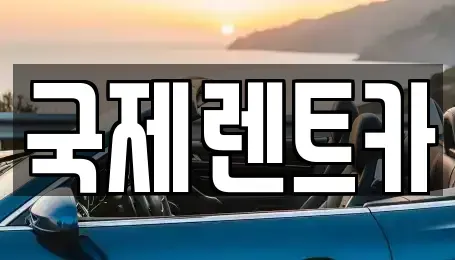경북 구미시 거의동 렌트카 전문 국제렌트카