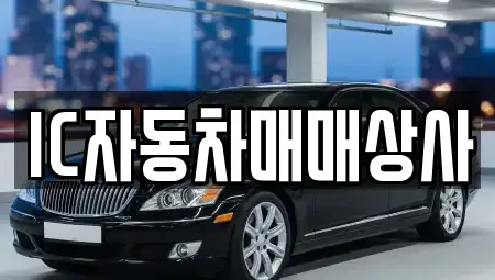 경북 김천시 삼락동 중고차 전문 IC자동차매매상사