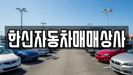 경북 영천시 범어동 중고차 전문 한신자동차매매상사