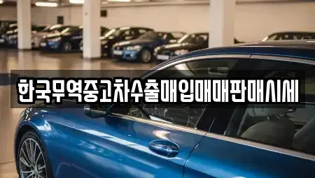 경북 예천군 예천읍 중고차 전문 한국무역중고차수출매입매매판매시세