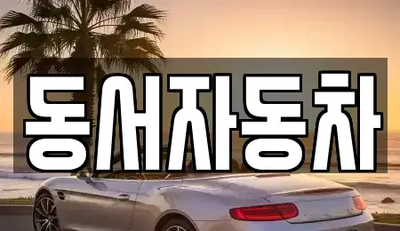 경북 청도군 매전면 중고차매매 전문 동서자동차