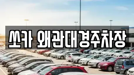 경북 칠곡군 왜관읍 렌트카 전문 쏘카 왜관대경주차장