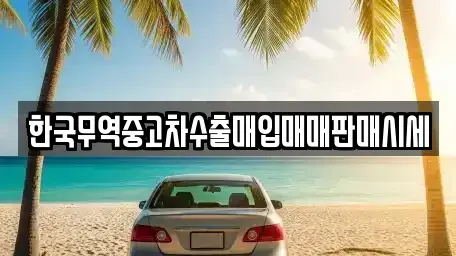 경북 칠곡군 왜관읍 중고차매입 전문 한국무역중고차수출매입매매판매시세