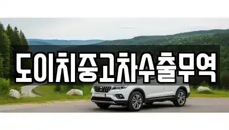 경상남도 거창군 남하면 중고차 전문 도이치중고차수출무역